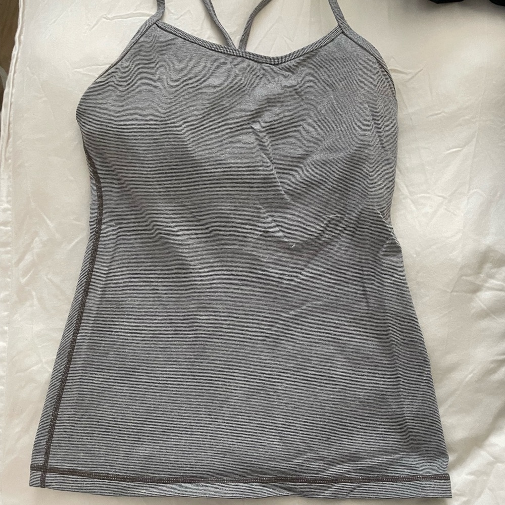 Gray lulu lemon tank